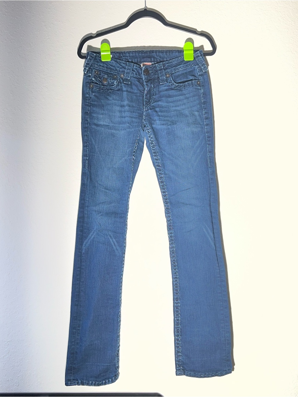 True Religion Classic Women's Blue Denim Jeans - Boot Cut